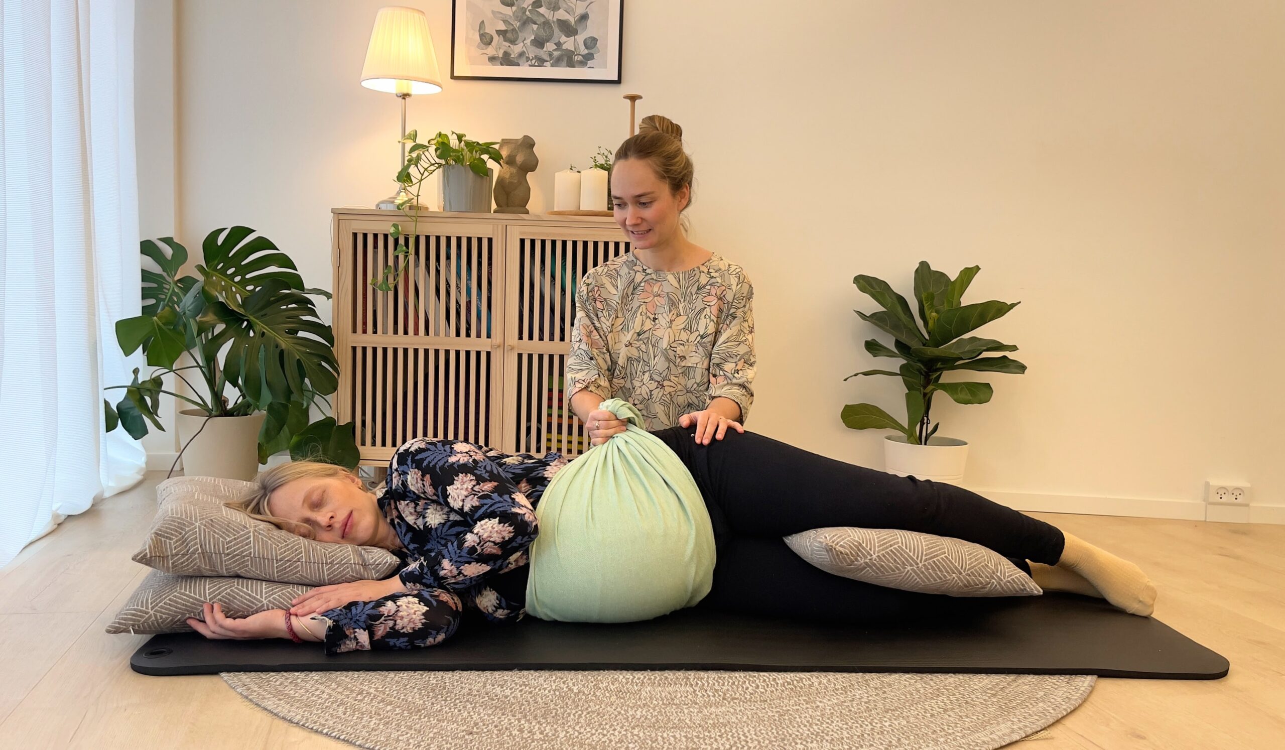 Skøn og afslappende rebozo hos jordemoder